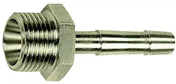 Riegler Einschraubschlaucht&uuml;lle R1/2a., Schlauch LW19, SW24, Edelstahl 1.4571 (N239 J-ESR2)