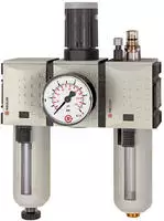 RIEGLER FU 621-1 FUTURA Wartungseinheit dreiteilig mit Polycarbonatbeh&auml;lter,