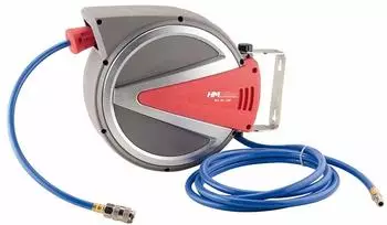 HM M&uuml;llner Druckluft-Schlauchtrommel mit Aufrollautomatik 10m, 8x12mm (33F)
