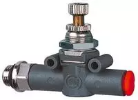 RIEGLER 106734-414.005-4 Drosselventil beidseitig, Gewinde-Schlauch, M5,...