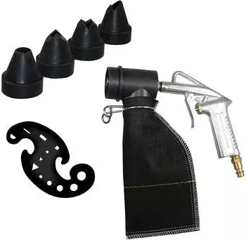 SW-Stahl Druckluft-Sandstrahlpistole, 6-teilig (25065L)
