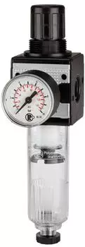 Riegler Filterregler Multifix mit Manometer BG1, 0,5-10bar, G1/4