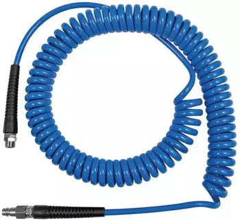 Riegler Spiralschlauch PU G1/4 Ø8x5mm 10m mit Verschraubung & Knickschutz (SP81000PU)