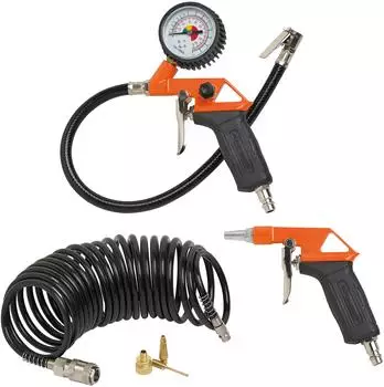 Black & Decker Druckluft-Zubehörset, 6-teilig (9045854BND)