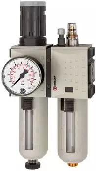 Riegler FUTURA Wartungseinheit 2-tlg., PC, BG 4, G 3/4, 0,5-8 bar (FU 605)
