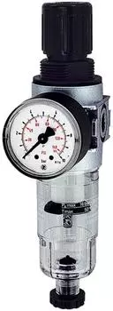 Riegler multifix-mini Filterregler G 1/8, 0,1&ndash;3bar, PC-Beh&auml;lter (C 05-K 3-HA)