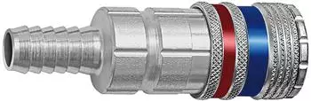 Riegler Sicherheitskupplung NW 7,6 Stahl/Messing verzinkt T&uuml;lle LW 9 (416.09-T)