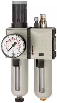 Riegler FUTURA Wartungseinheit 2-tlg. PC, BG 4, G 1, 0,5-8bar (FU 606)