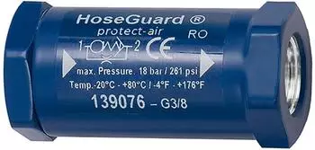 Riegler Hose Guard Schlauchbruchsicherung Alu/Polyacetat G 3/8 IG/IG (139076-2223.38)