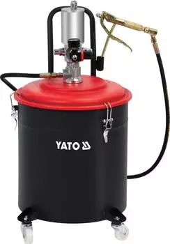 Yato YT-07068 pneumatische Fettpresse 30l mit Schlauch und Schmierpistole (YT-07068)