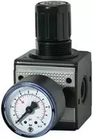RIEGLER 100423-R 33-3 Druckregler &raquo;multifix&laquo;, inkl. Manometer, BG 3, G 1/2,...