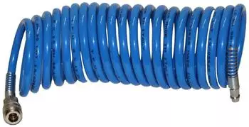 Aerotec Druckluftschlauch Spiralschlauch PU ID 5,5mm / AD 8mm, 7,5m (2010160)