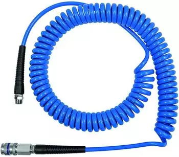 Riegler Spiralschlauch-Stahlkupplung-Set PU, &Oslash; 10x6,5mm, 7,5m (SP10750PUSSK)