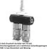 Stahlwerk 2-fach Druckluft-Verteiler 2er Set, bis 35bar, NW 7,2 & 1/4