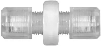 Riegler Gerade Schlauchverbindung PFA, 6/8mm, SW 19 (140.02.603)