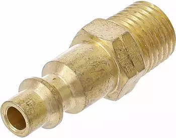 BGS Druckluft-Stecknippel 6,3mm (1/4") Au&szlig;engewinde USA/Frankreich (7056)