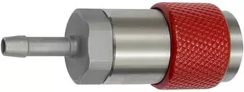 Riegler Dreh-Sicherheitskupplung NW 6, ISO 6150 C, T&uuml;lle LW 8, rot (426.22-DREH-R)