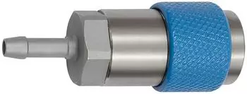 Riegler Dreh-Sicherheitskupplung NW 6, ISO 6150 C, T&uuml;lle LW 10, blau (426.24-DREH-B)