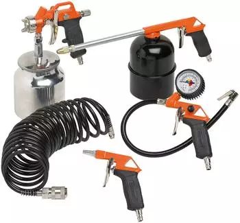Black & Decker Druckluft-Zubeh&ouml;rset 5-teilig, 1L