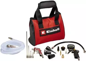 Einhell Druckluft-Set 15-tlg. mit Tasche (4139693)