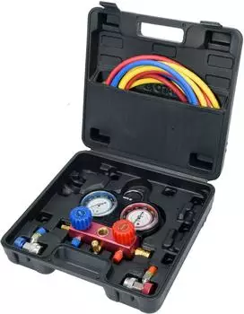 Yato Klimaanlagen-Service-Set R-134a, 6-teilig (YT-72990)