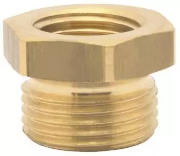 ELMAG Druckluft-Reduziernippel IG 1/4" AG 3/8" Messing (42412)