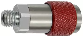 Riegler Dreh-Sicherheitskupplung NW 6, ISO 6150 C, G 3/8 AG, rot (426.12-DREH-R)