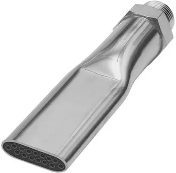 Riegler L&auml;rmarme Flachd&uuml;se M12x1,25, Messing vernickelt, D&uuml;senbreite 21,0mm (114366)