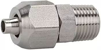 Riegler Gerade Einschraubverschraubung R 1/4", Schlauch 6/4, ES 1.4404 (110690)