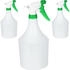 Relaxdays Spray bottle 1 L set of 3 white green
