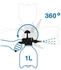 SW-Stahl Pumpsprühflasche 360° 1 l (07384L)