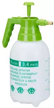 Relaxdays Druckspr&uuml;her Pumpspr&uuml;her 1,5l Messing