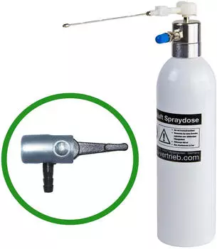 Dema Alu Druckluft Spraydose 600ml mit Spr&uuml;hlanze