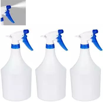 Relaxdays Spr&uuml;hflasche Pflanzenzerst&auml;uber 1L Kunststoff, einstellbare D&uuml;se (10032999_0)
