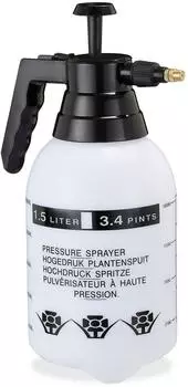 Relaxdays Druckspr&uuml;hflasche 1,5l, 10er-Set