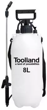 Toolland Drucksprüher mit Lanze, einstellbarer Düse, 8L (DT20008N)