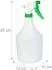 Relaxdays Sprühflasche Pflanzen weiß-grün, 1L, 6er-Set