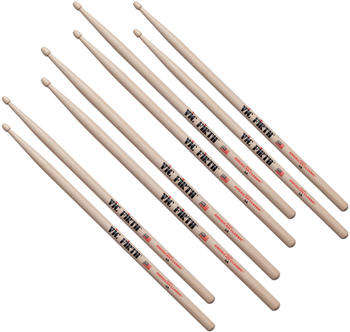 Vic Firth 5A American Hickory Value Pack