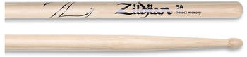 Zildjian 5A Hickory Drumsticks Natural Finish, Wood Tip (Z5A)