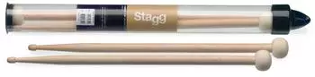 Stagg Drumsticks 5A, Ahorn, 30mm runder Filzkopf (SM5A-TIM F30)