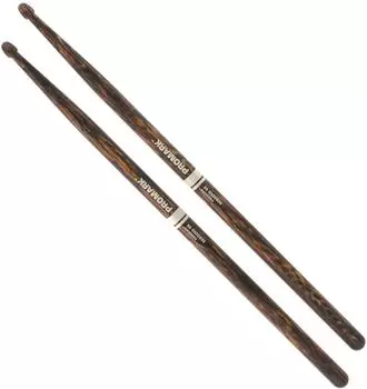 Pro Mark Rebound 5B FireGrain Hickory Drumsticks, Acorn Wood Tip (R5BFG)