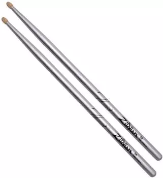 Zildjian Z5ACS 5A Chroma Silver Drumsticks (Z5ACS)