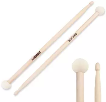Keepdrum FC1-A Kombi-Schlägel Doppelsticks mit Filzkopf