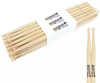 Keepdrum Drumsticks 5A, 12 Paar, natur (12x5aKD)