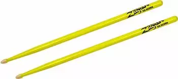Zildjian 5A Acorn Drumsticks Hickory, neon gelb (Z5AACDGY)