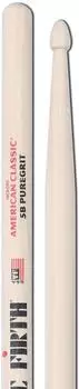 Vic Firth American Classic 5B PureGrit Drumsticks, Hickory (5BPG)
