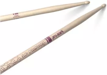 Pro Mark Eloy Casagrande Signature Drumsticks, Raw Hickory, Wood Tip (TXECW)