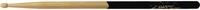 Zildjian ZIZ5BD, Zildjian 5B Hickory Sticks, Black-DIP Natural Finish, Wood Tip
