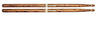 Promark Classic Forward Hickory FireGrain 5B Oval Wood Tip Drumsticks,