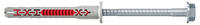 FISCHER Langschaftd&uuml;bel DuoXpand FUS Sechskantschraube - Nylon/Stahl - d: 8mm ;